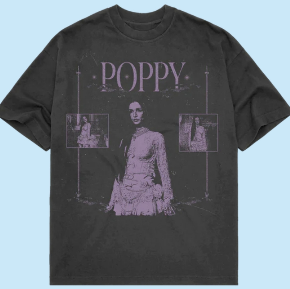 Poppy "Wide Awake" T-Shirt Size 3XL